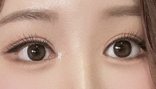 아웃라인 눈매 예시