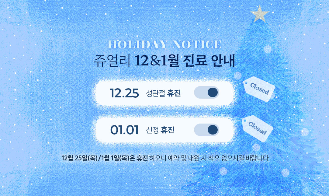 12&1월 진료 안내